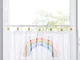 Tenda a vetro Pride con arcobaleno (Bianco) - bpc living bonprix collection