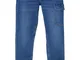 Jeans cargo in felpa, slim fit (Blu) - John Baner JEANSWEAR