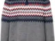 Maglione norvegese con colletto e zip (Blu) - bpc bonprix collection