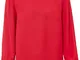 Blusa con maniche a sbuffo (Rosso) - BODYFLIRT