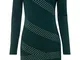 Abito in maglia con strass (Verde) - BODYFLIRT