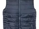 Gilet trapuntato con poliestere riciclato e fodera effetto peluche (Blu) - bpc bonprix col...