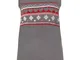 Gilet in maglia lungo con motivi norvegesi (Grigio) - bpc bonprix collection