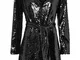 Cappotto corto di paillettes (Nero) - BODYFLIRT boutique