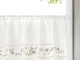 Tenda a vetro con ricamo floreale (Bianco) - bpc living bonprix collection