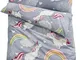 Biancheria da letto  con unicorni (Grigio) - bpc living bonprix collection