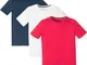 T-shirt basic (pacco da 3) in cotone biologico (Bianco) - bpc bonprix collection