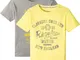 T-shirt in cotone biologico (pacco da 2) (Grigio) - bpc bonprix collection