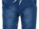 Jeans con elastico in vita (Blu) - John Baner JEANSWEAR
