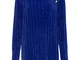 Maglione lungo con bottoni (Blu) - BODYFLIRT