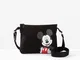 Borsa a tracolla con Mickey Mouse (Nero) - Disney