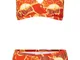 Bikini a bustier per protesi (set 2 pezzi) sostenibile (Rosso) - bpc selection