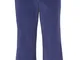 Pantaloni larghi cropped in velluto (Blu) - bpc selection