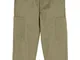 Pantaloni in twill con elastico in vita regular fit (Verde) - John Baner JEANSWEAR