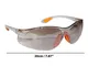 Occhiali Di Protezione Acrilica Grigia -Confezione da 12 occhiali lavoro, Occhiali Protett...