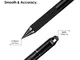 MoKo Penna Capacitiva Attiva 2 in 1, Punta Attiva & Gomma, 1.5mm Stilo Stylus Attivo Unive...