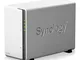 Synology, contenitore NAS, DS218J, 2 Bay, Desktop bianco bianco 12TB