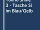 tolino shine 3 - Tasche Slim Blau/Gelb