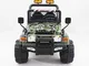 TOYSCAR electronic way to drive Auto Elettrica per Bambini Fuoristrada Safari Army Militar...