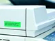 Casio XR-9GN1 - Cartuccia di ricambio per etichette autoadesive da 9 mm, colore: Nero su v...