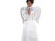 Carnival Toys 27810 - Costume da angelo per bambini, 6-7 anni, bianco / oro