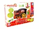 Globo- Locomotiva con Domino, Multicolore, GLO1089