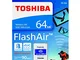 Toshiba FlashAir W-04 - scheda di memoria SDXC 64GB UHS-I Speed Class 3 - trasferimento WI...