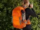 AmazonBasics - Zaino per fotocamera, serie Hiker, Arancione