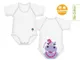 J-bimbi 0-36 Mesi Cotone Bio 4season Baby Jungle Ippopotamo Body Neonato 1 Pezzo