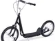 HomCom Monopattino a rotelle Premium Scooter 16 pollici Cityroller per bambini e ragazzi,...