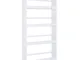 Homcom Libreria Scaffale da Parete 4 Mensole in Legno Bianco 59 x 12 x 113cm