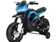  Moto Elettrica per Bambini a 3 ruote con Fari e Fanali Posteriori, Batteria 6V,Velocità 3...