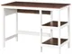  Scrivania Ufficio per PC con 2 Mensole in Legno, Arredamento Casa e Studio 110x48x76.2cm,...