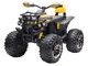  Quad per Bambini Elettrico 12V con Fari Funzionanti e Pedale, Batteria Ricaricabile, Età...