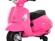  Moto Elettrica per Bambini con Licenza Ufficiale Vespa Batteria 6V, Fari e Clacson, per B...