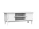  Mobile Basso Porta Tv Bianco Opaco Classicoon Ante in Legno 2 armadietti in Legno