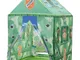 Homcom Tenda Gioco Mimetica per Bambini 3+ Anni per Interno e Esterno Verde 93x69x103cm