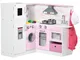  Cucina Giocattolo per Bambini 3-6 Anni con Luci e Utensili da Cucina Realistici, in MDF e...