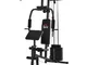  Stazione Fitness Multifunzione per Allenamento a Casa e Professionale in Acciaio, 148x108...