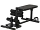  Squat Machine 3 in 1 con Altezza Regolabile, Panca Fitness Multifunzione con Inclinazione...