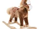  cavallo a dondolo legno cavallo a dondolo bambini cavallo a dondolo homcom Giochi Giocatt...