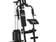  Stazione Fitness Multifunzione Power Tower con Pesi fino 45kg e Panca Imbottita, 135x103x...