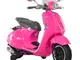  Moto Elettrica per Bambini Licenza Ufficiale Vespa con Luci e Suoni 2 Rotelle Dimensioni...