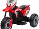  Moto Elettrica per Bambini con Licenza Honda CRF450RL a 3 Ruote, Età 18-36 Mesi, Rosso