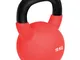  Kettlebell 10 kg Allenamento Bicipiti Spalle, Metallo Neoprene, 19x12x22 cm, Efficienza A...