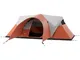  Tenda da Campeggio 5-6 Posti con Portico, Impermeabile 3000mm con Borsa di Trasporto, Ara...