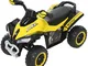  Quad per Bambini 18-36 Mesi a Spinta Manuale con Suoi Integrati, in PP e Metallo, 44x67.5...