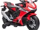  Moto Elettrica per Bambini con Licenza HONDA, Batteria 6V Ricaricabile, Velocità 3km/h, R...