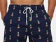 Pantaloncini da bagno stampati con ananas, banana e cactus, con coulisse, asciugatura rapi...