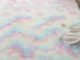 Arcobaleno sfumato Tie-dye Peluche Tappeto Soggiorno Camera da letto Tavolino Coperta Sala...